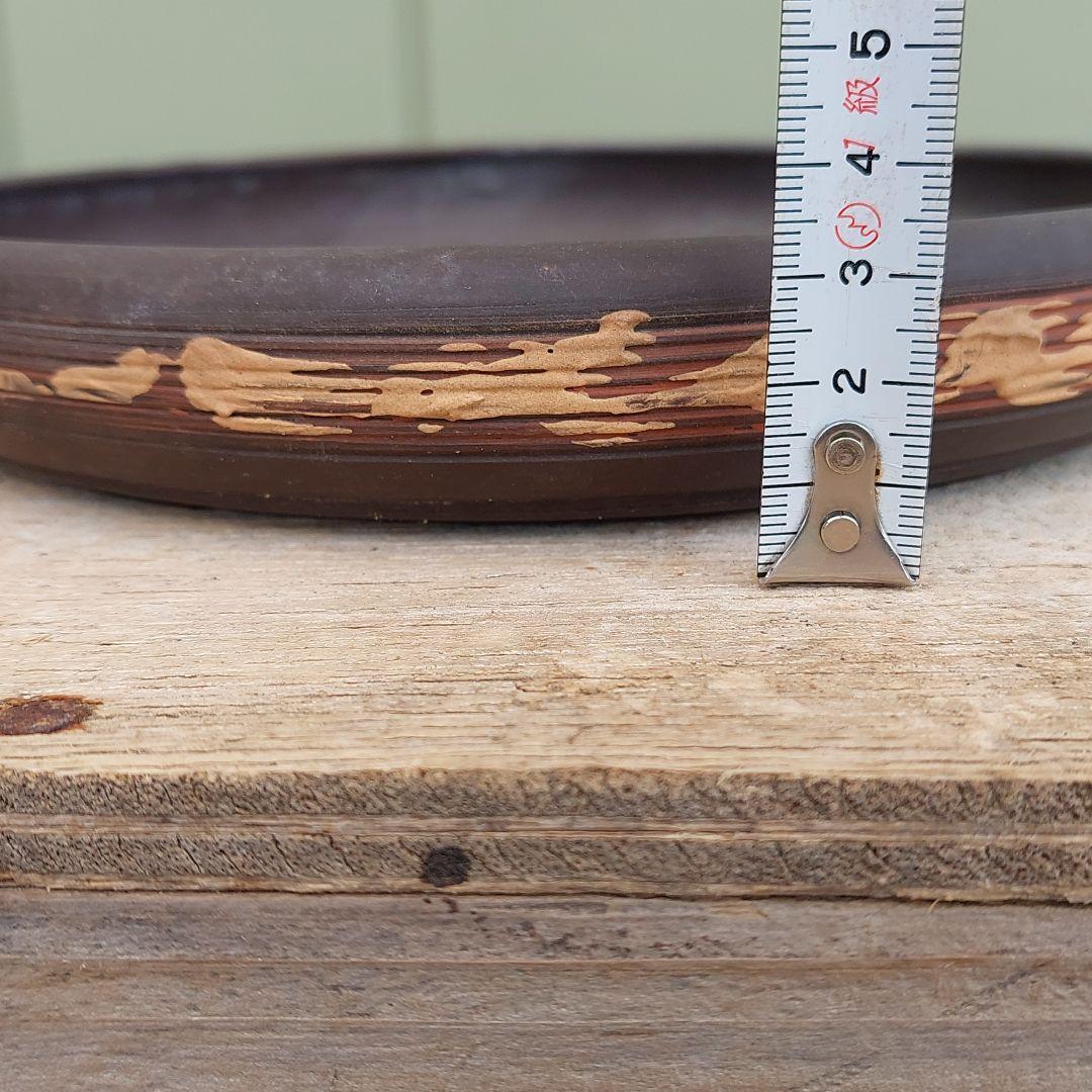 ￥1000お値下げ☆盆栽鉢　ミニ盆栽鉢　泥珠　落款