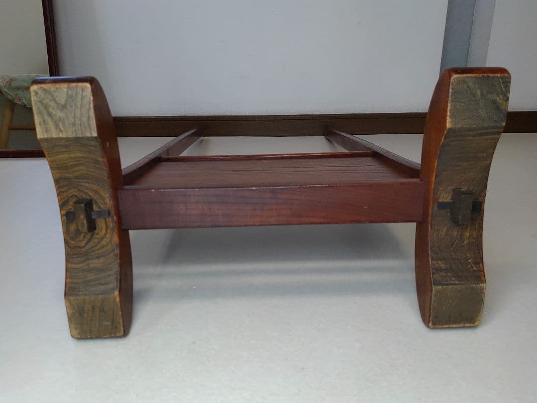 伝統工芸　江戸指物　姿見　鏡　面取り鏡　ミラー　スタンドミラー　アンティーク