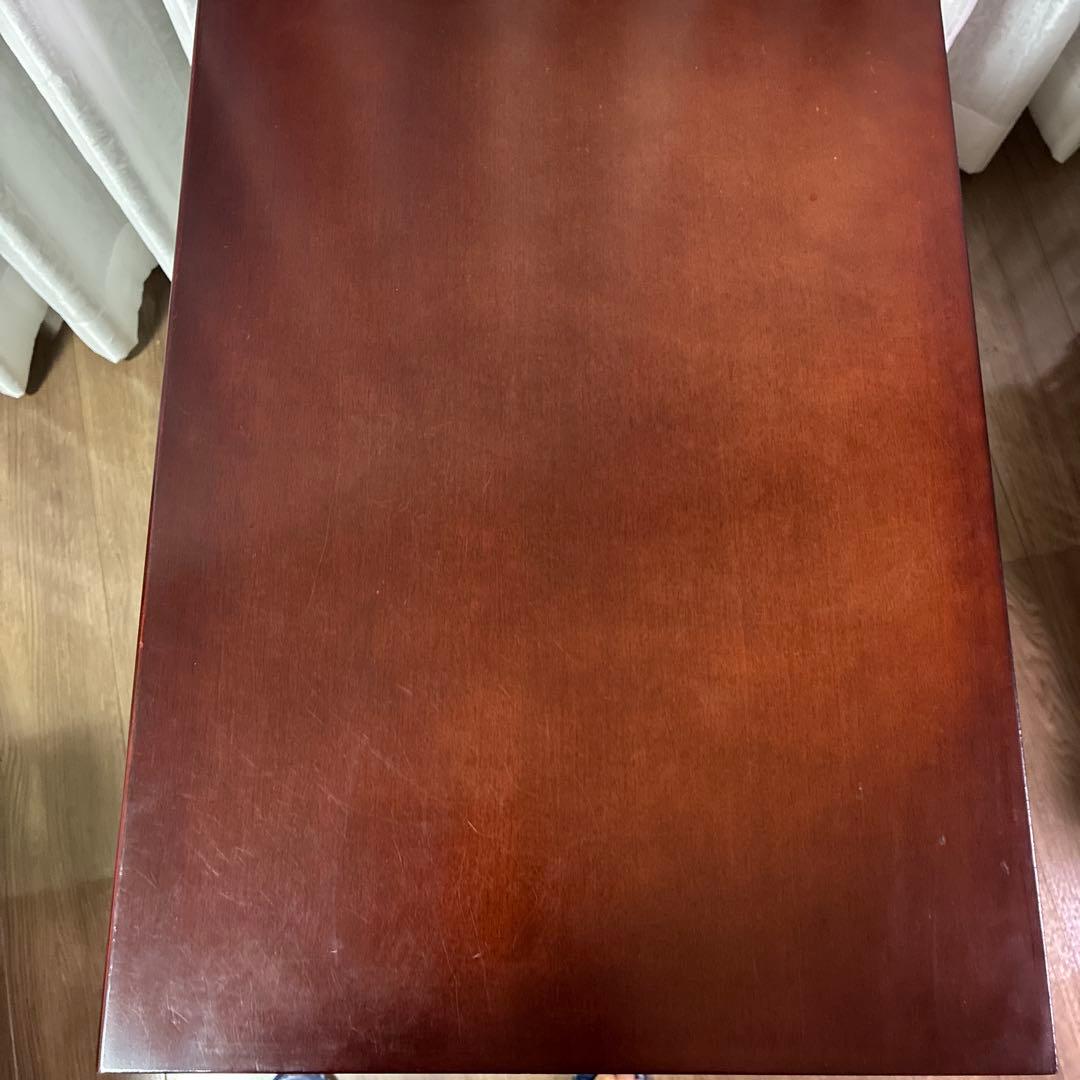 カリモク//ダークブラウン木製キャビネット サイドボード