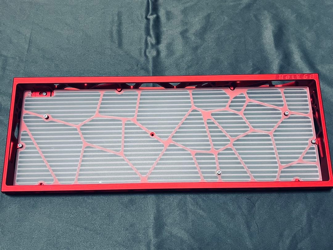 キーボード KBDFans Holy60 Case Anodized Red