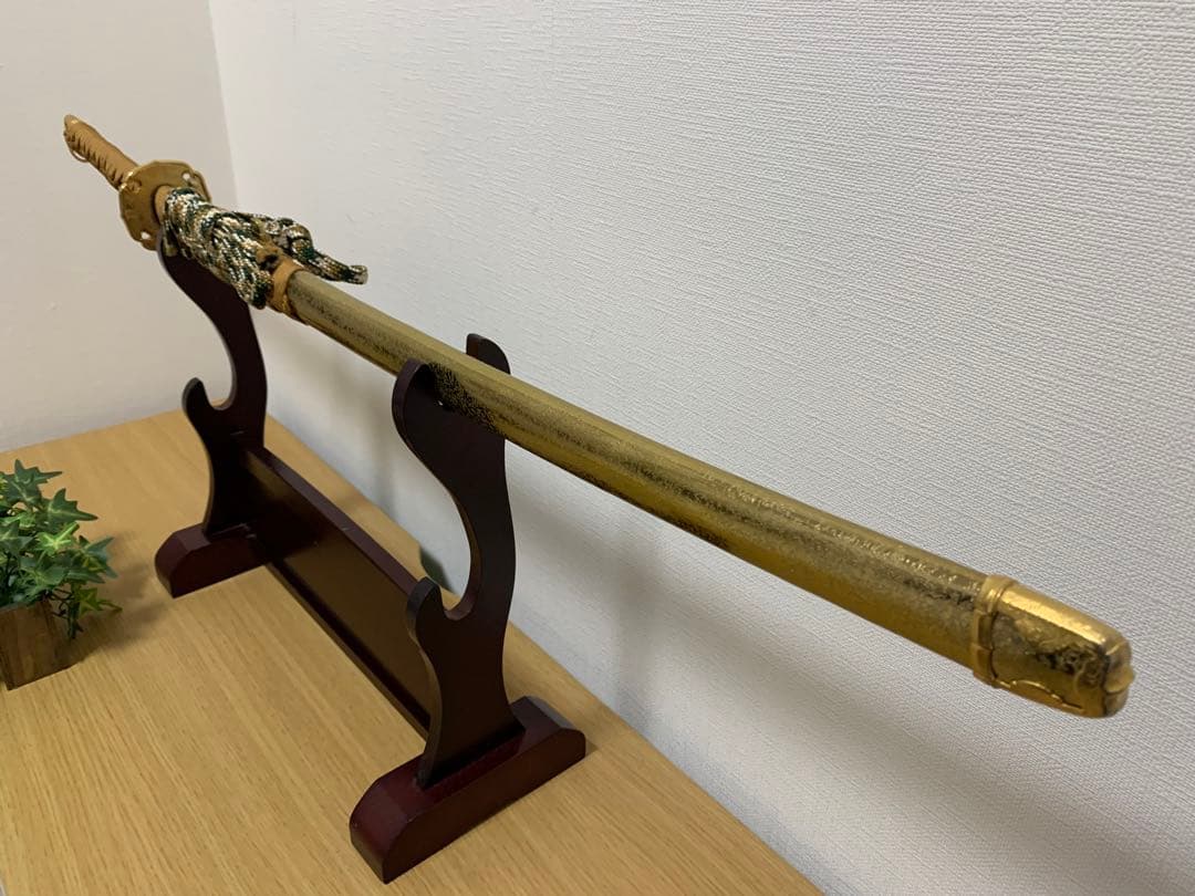 【特選模造刀/金彩黄金拵】日本刀 太刀 とんでもなく美しい拵 儀礼 儀式 威光