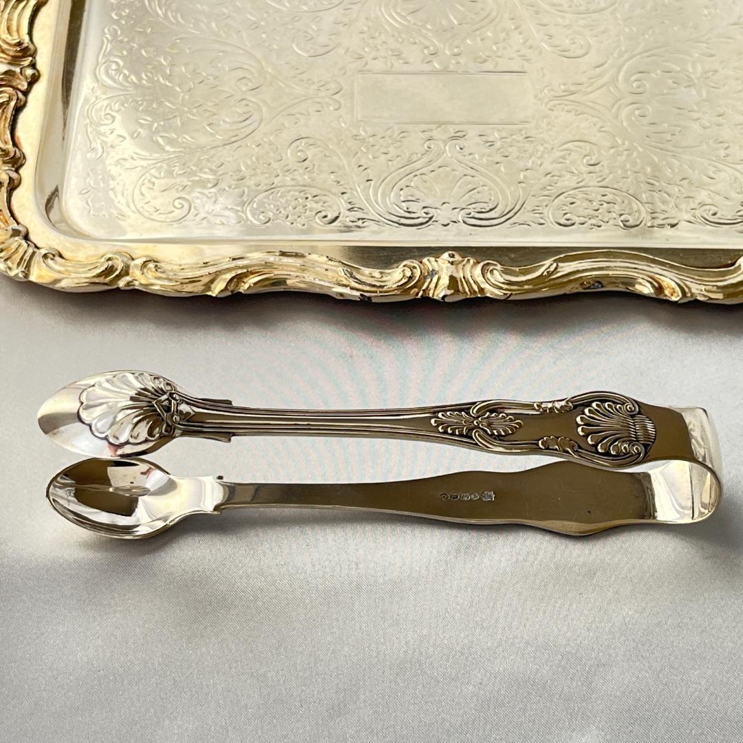 【英国】 キングスパターンのアイストング 【シルバープレート】