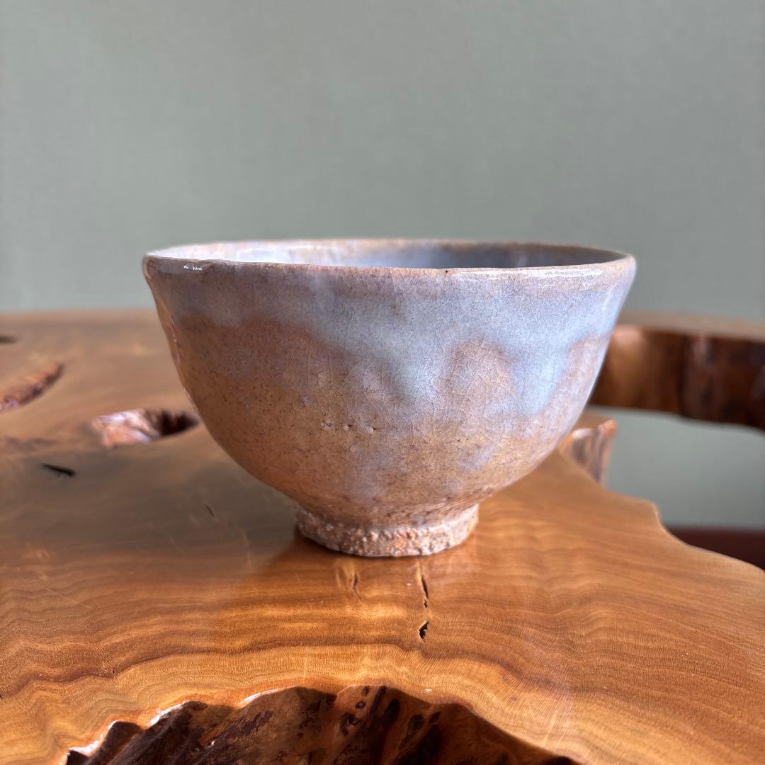 吉岡大眉作　萩焼　抹茶碗 茶道具 共箱