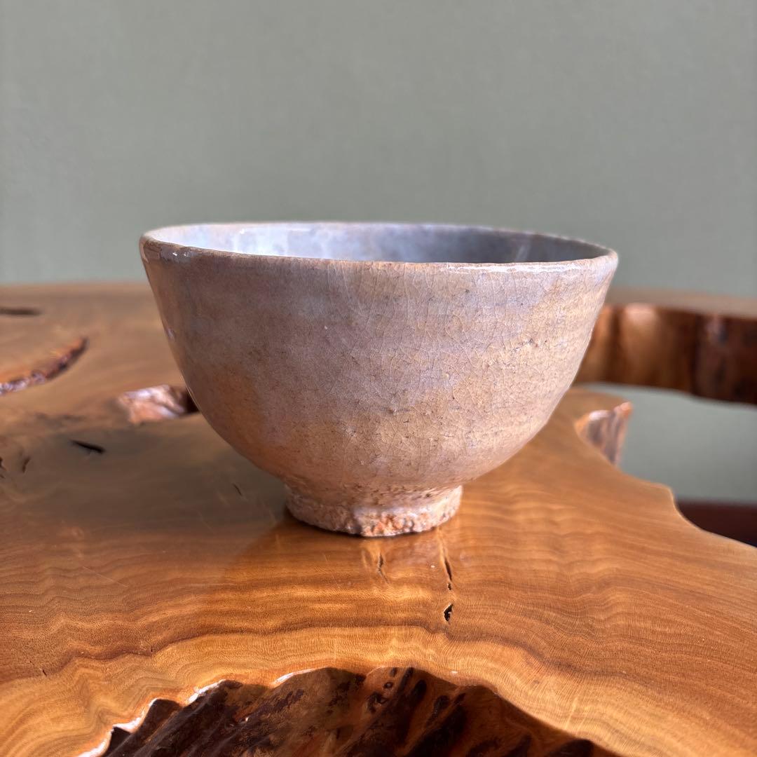 吉岡大眉作　萩焼　抹茶碗 茶道具 共箱