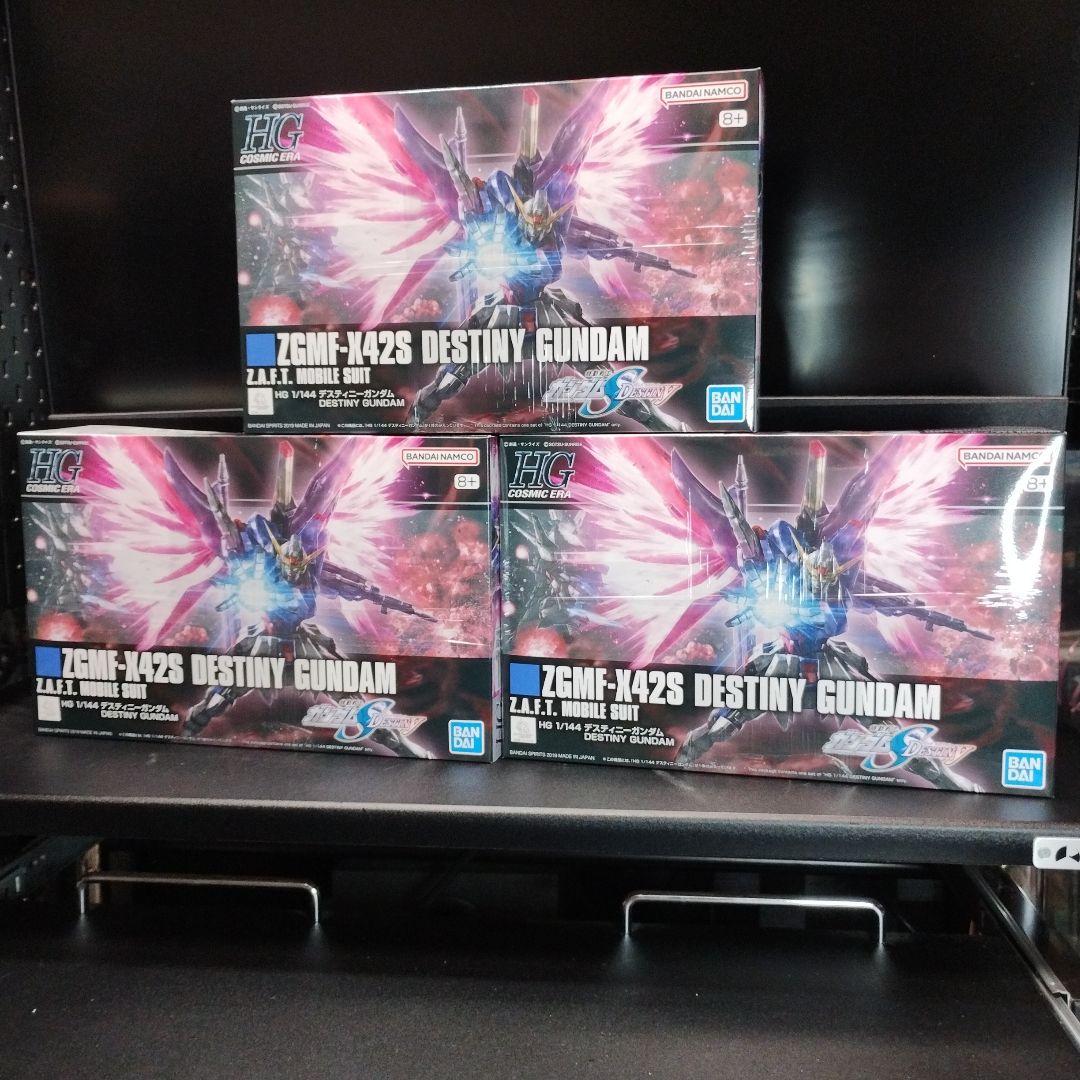 未開封新品 HGCE 1/144 デスティニーガンダム 3個セット