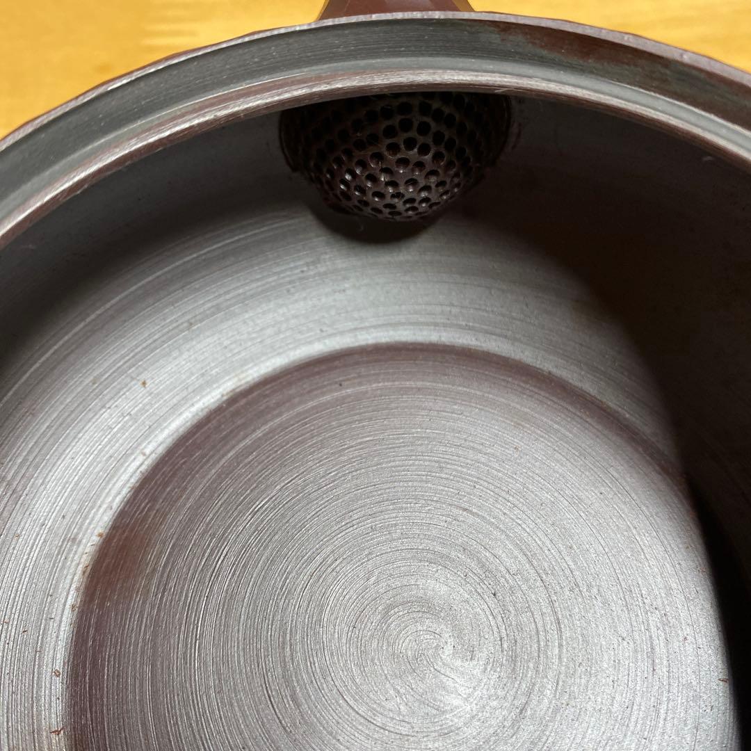 万古焼　手作急須　三代伊呂久作 希少品　ダイヤモンドカット