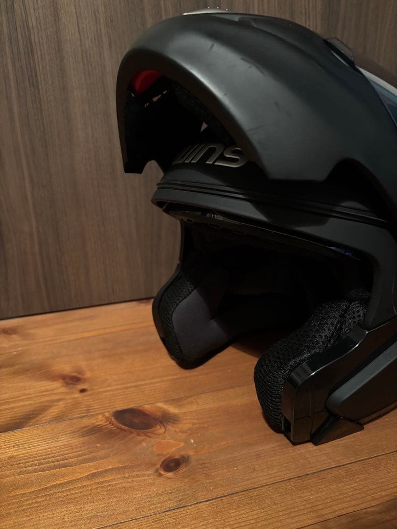 WINS CR-1 インナーバイザー付　システムヘルメット　XL　マットブラック