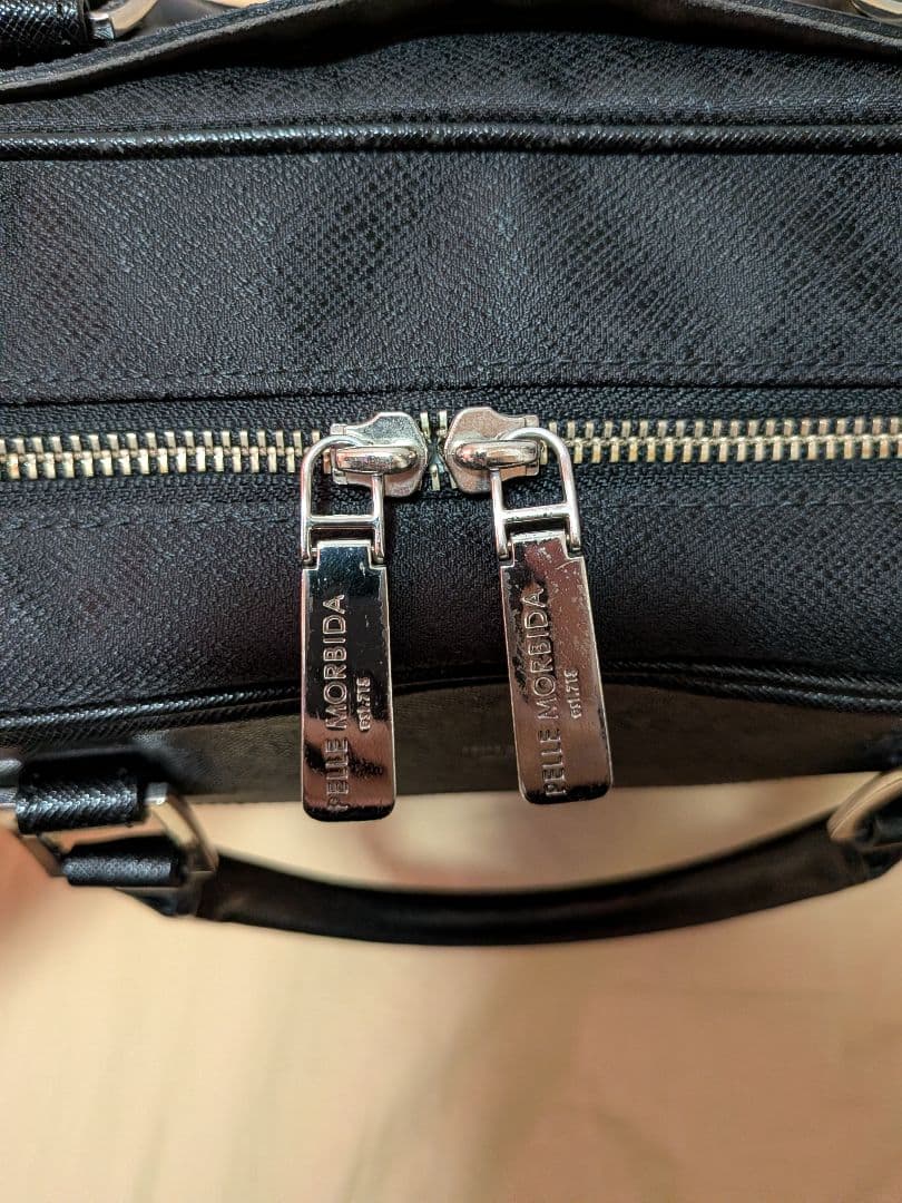 【ペッレモルビダ】(美品)ブリーケース・ビジネスバッグ ・メンズ