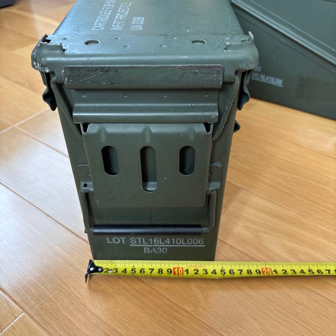 【お得】米軍・UN調達品 アンモボックス 40MMグレネード弾用　2個!!