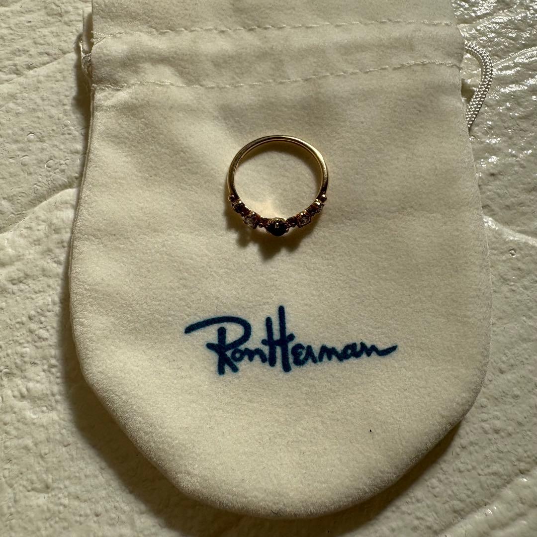 極美品✨【Ron Herman】ストーン リング ゴールド