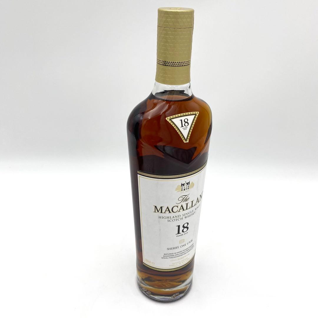 ①【未開栓】マッカラン ウィスキー 18年 700ml 43% 1本 2022年