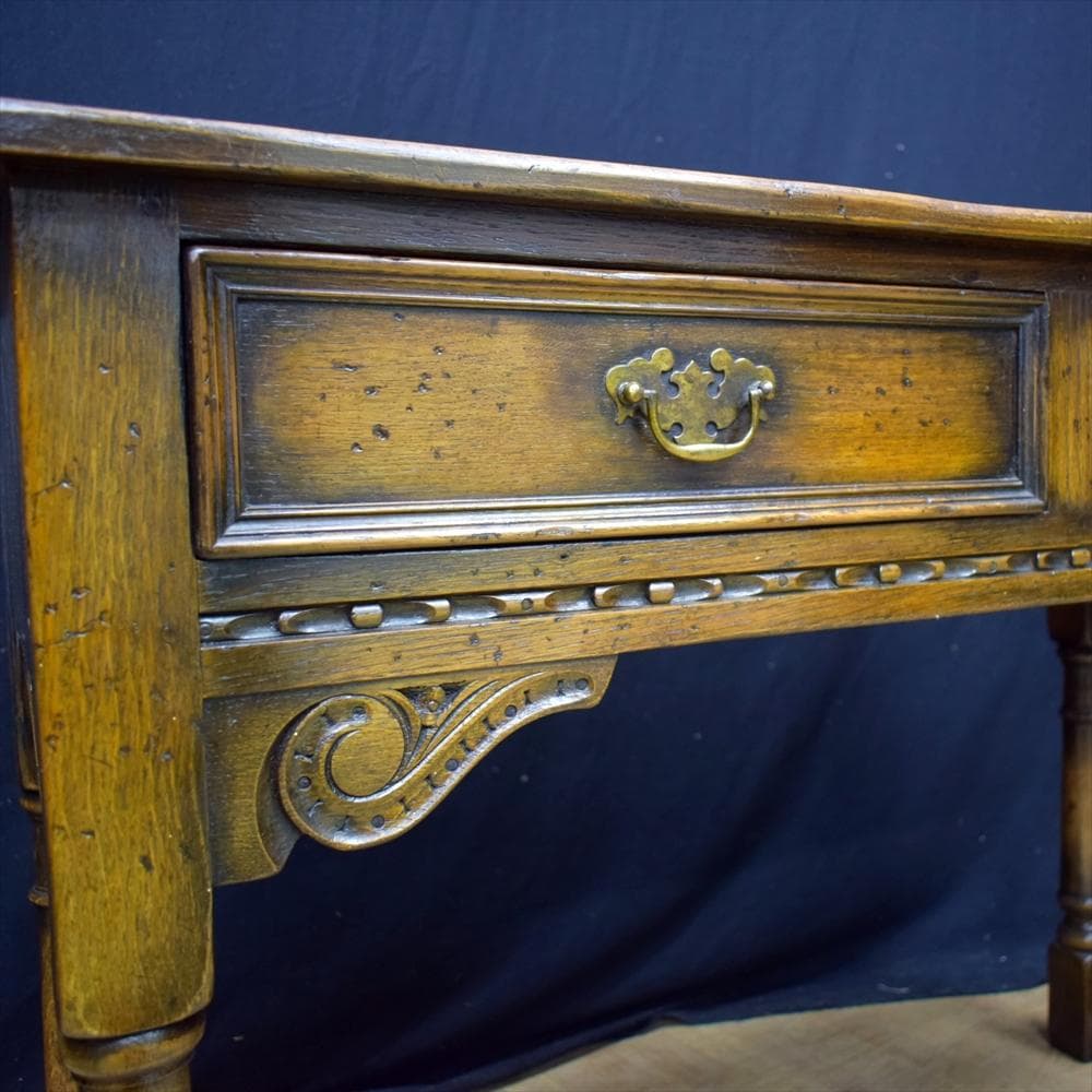 天然木　サイドテーブル　デスク　机　コンソール　キャビネット　飾り棚　テーブル