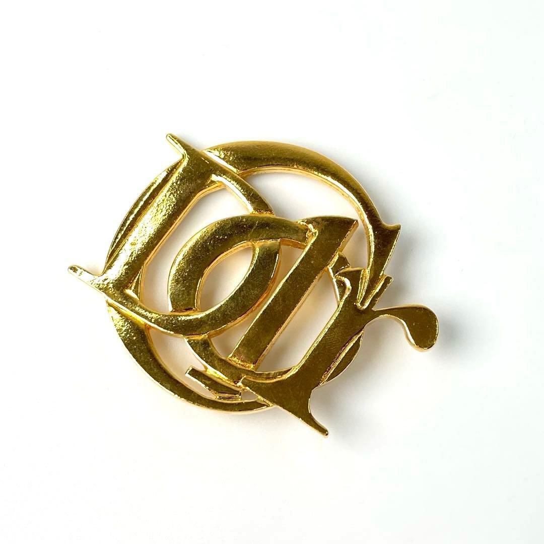 ディオール DIOR ロゴ ブローチ