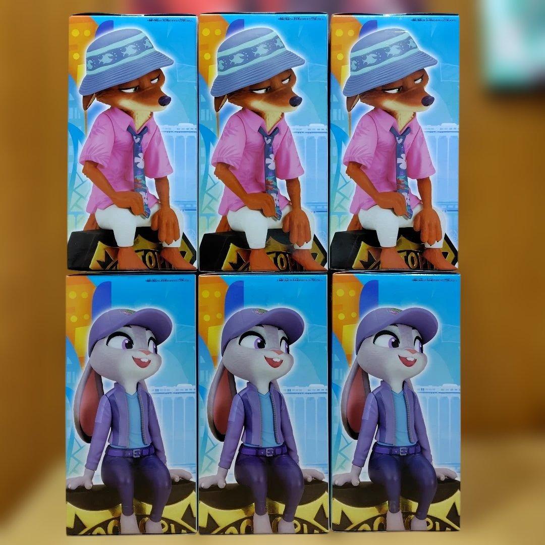 モニタートップフィギュア ズートピア2 ニック ジュディ 6個セット