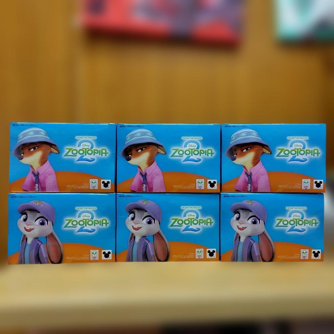 モニタートップフィギュア ズートピア2 ニック ジュディ 6個セット