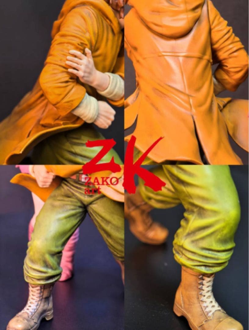 レア　北斗の拳 リン&バットセット ZAKO art レジンキャスト フィギュア