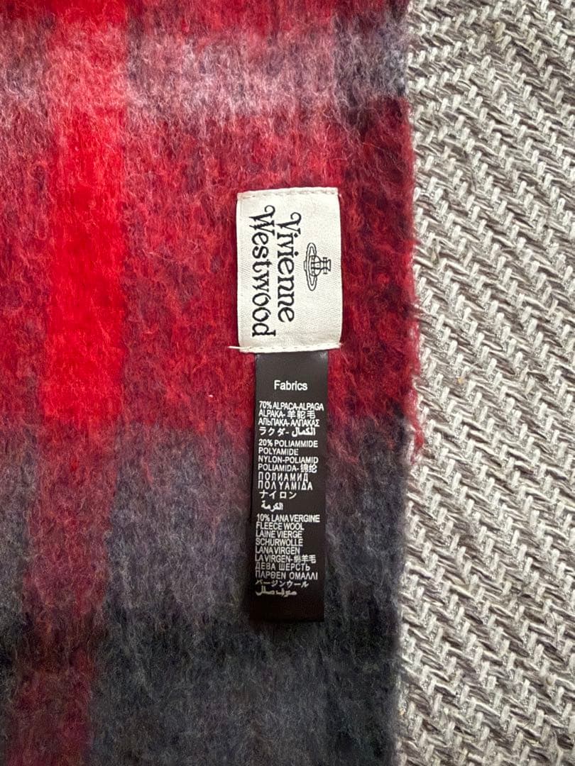 【国内正規品】早い者勝ち‼️Vivienne Westwood チェックマフラー