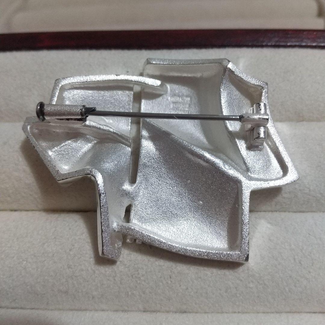 ラポーニア　ヴィンテージブローチ　USED古着　SILVER