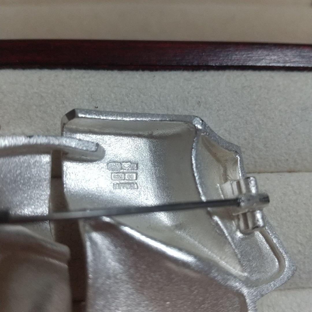 ラポーニア　ヴィンテージブローチ　USED古着　SILVER