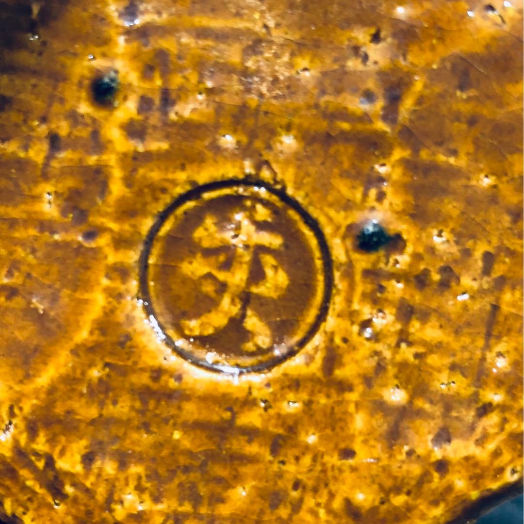 美しい古美術◆蔵から美しい飴茶色の扇の香壺、香合が出て来ました。茶道具、花道具