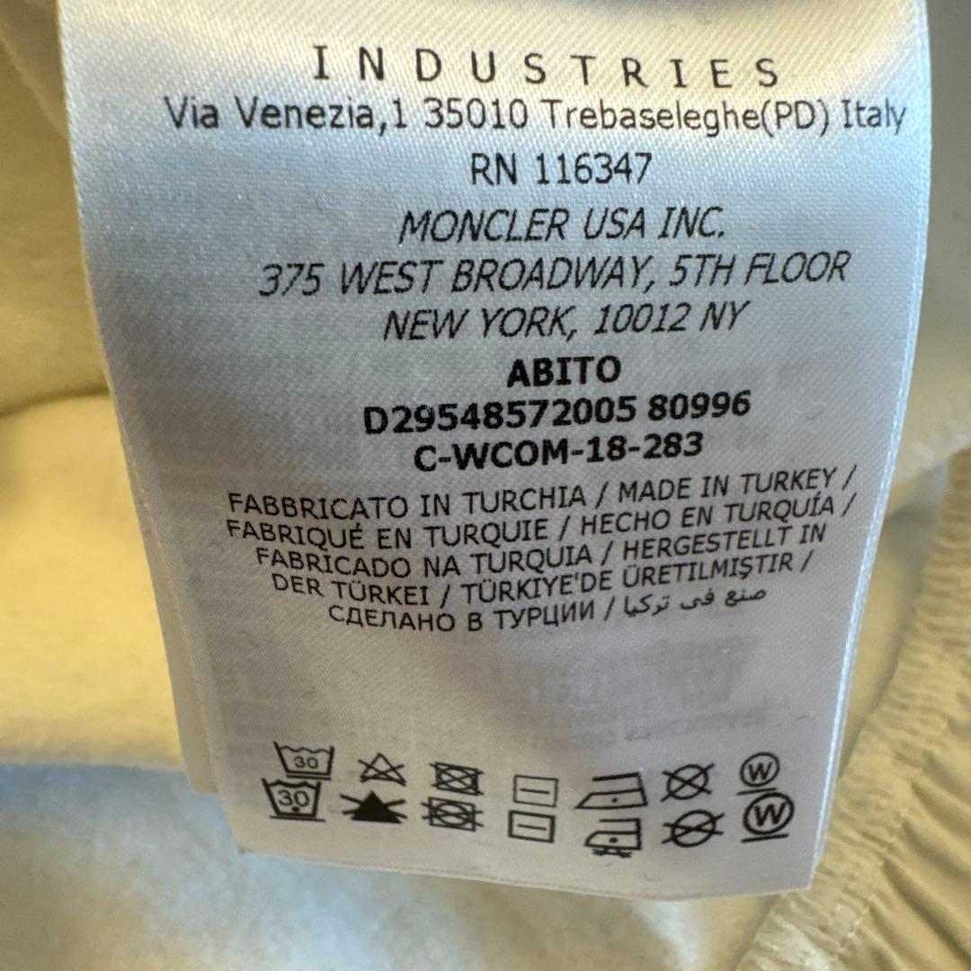 MONCLER ホワイト トレーナー