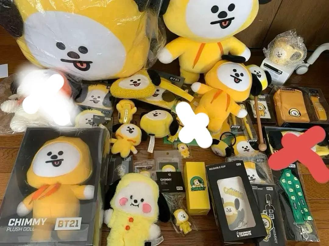 BT21 CHIMMY チミー　BTS JIMIN ジミン　グッズ　まとめ売り。