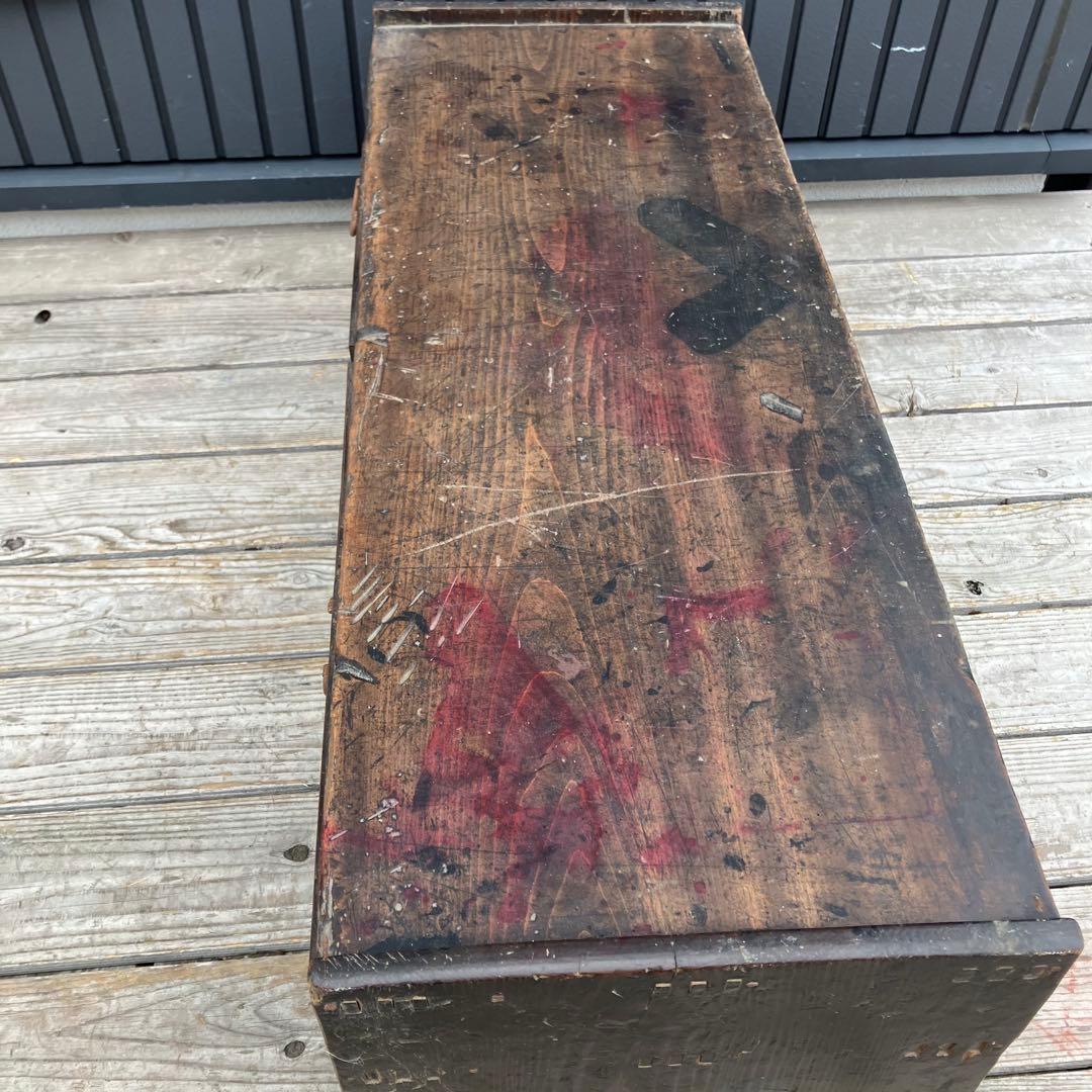 昭和レトロ ヴィンテージ 古家具 無垢材 木製文机 引き出し付き座卓 書斎机