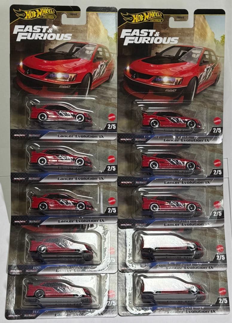 ホットウィール　ワイルドスピード　 Lancer Evolution 10台
