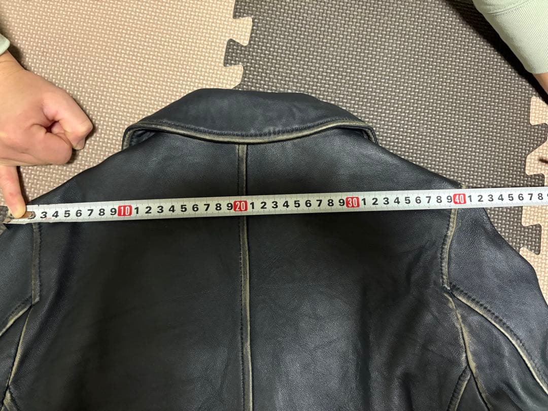 n*t様 VANQUISH ヴァンキッシュ／ヴィンテージダブルライダース　ネイビ