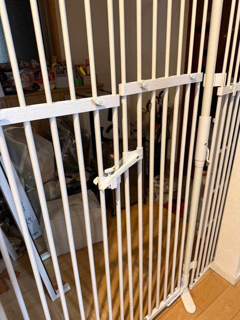 のぼれんニャン バリアフリー3 ホワイト＆増やせる拡張パーツ(脱走防止ゲート）