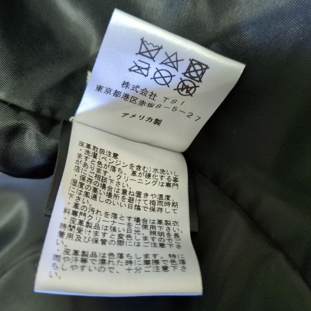 Schott ブラック シングルライダースジャケット サイズ40