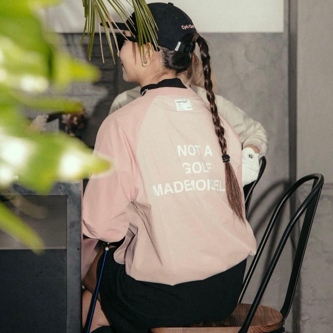 24SS ゴルフウェア【cph】ウィンドブレーカー　RUFFROG ピンク　S