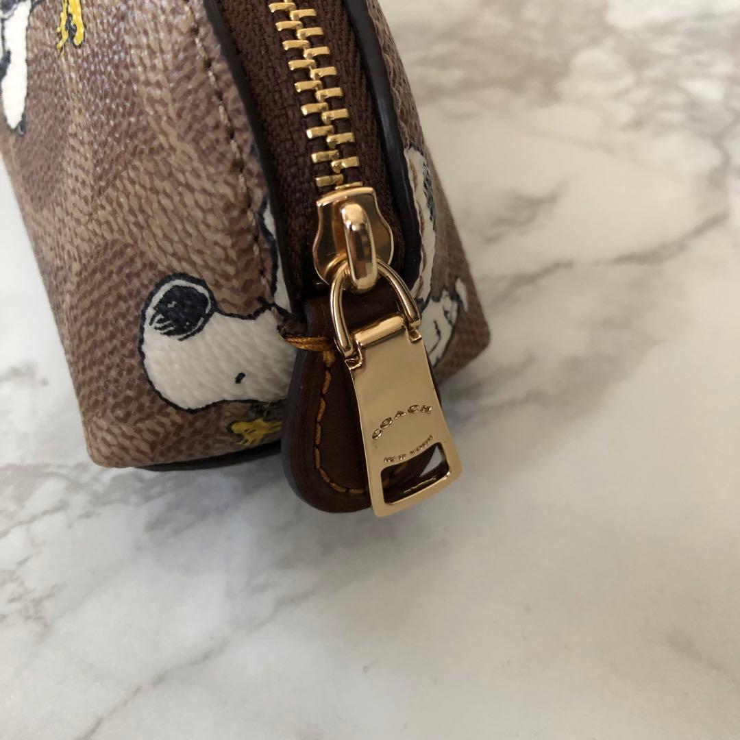 新品未使用 コーチ スヌーピー コラボ ペンケース