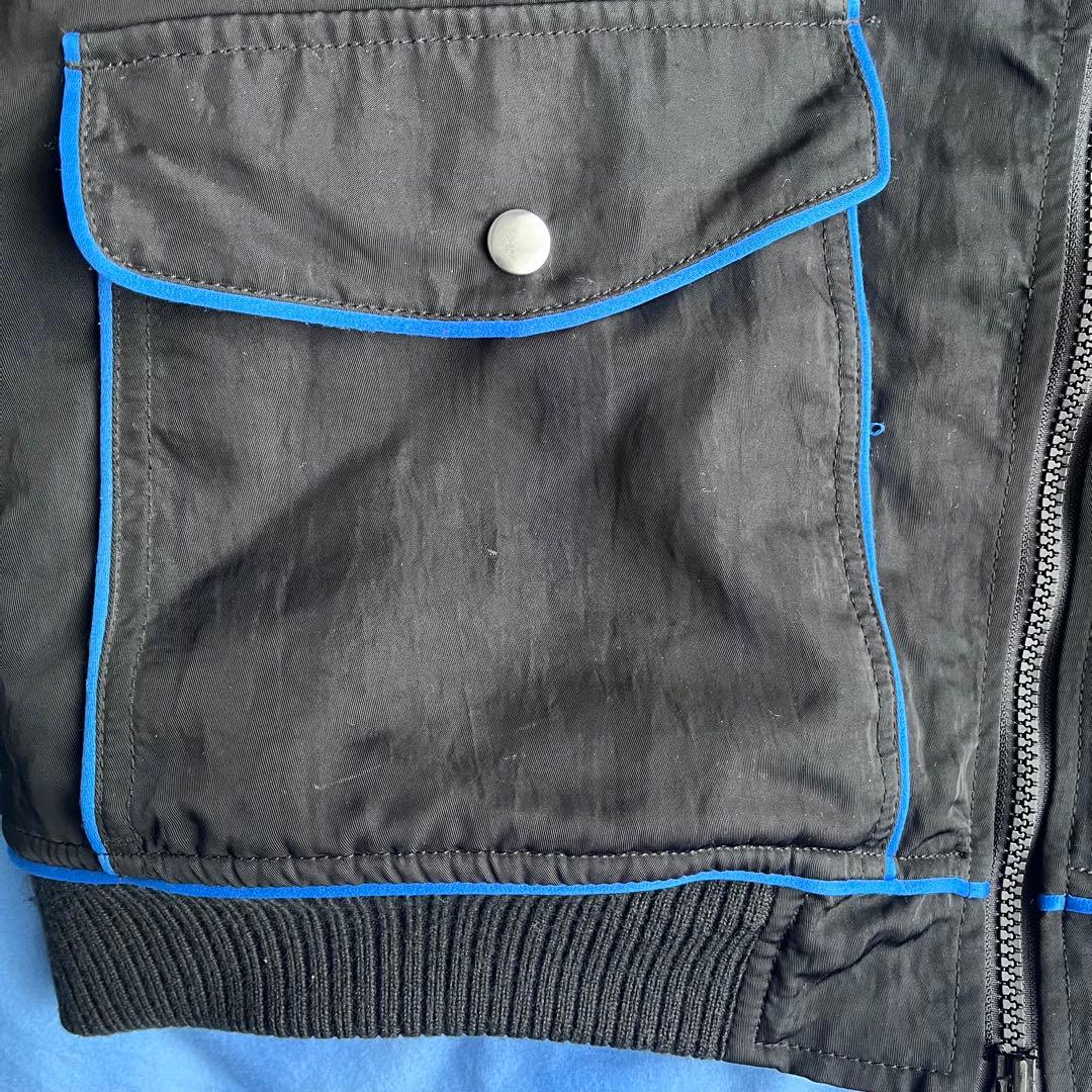 a2oパイピングバギーブルゾン　Mサイズ あおば