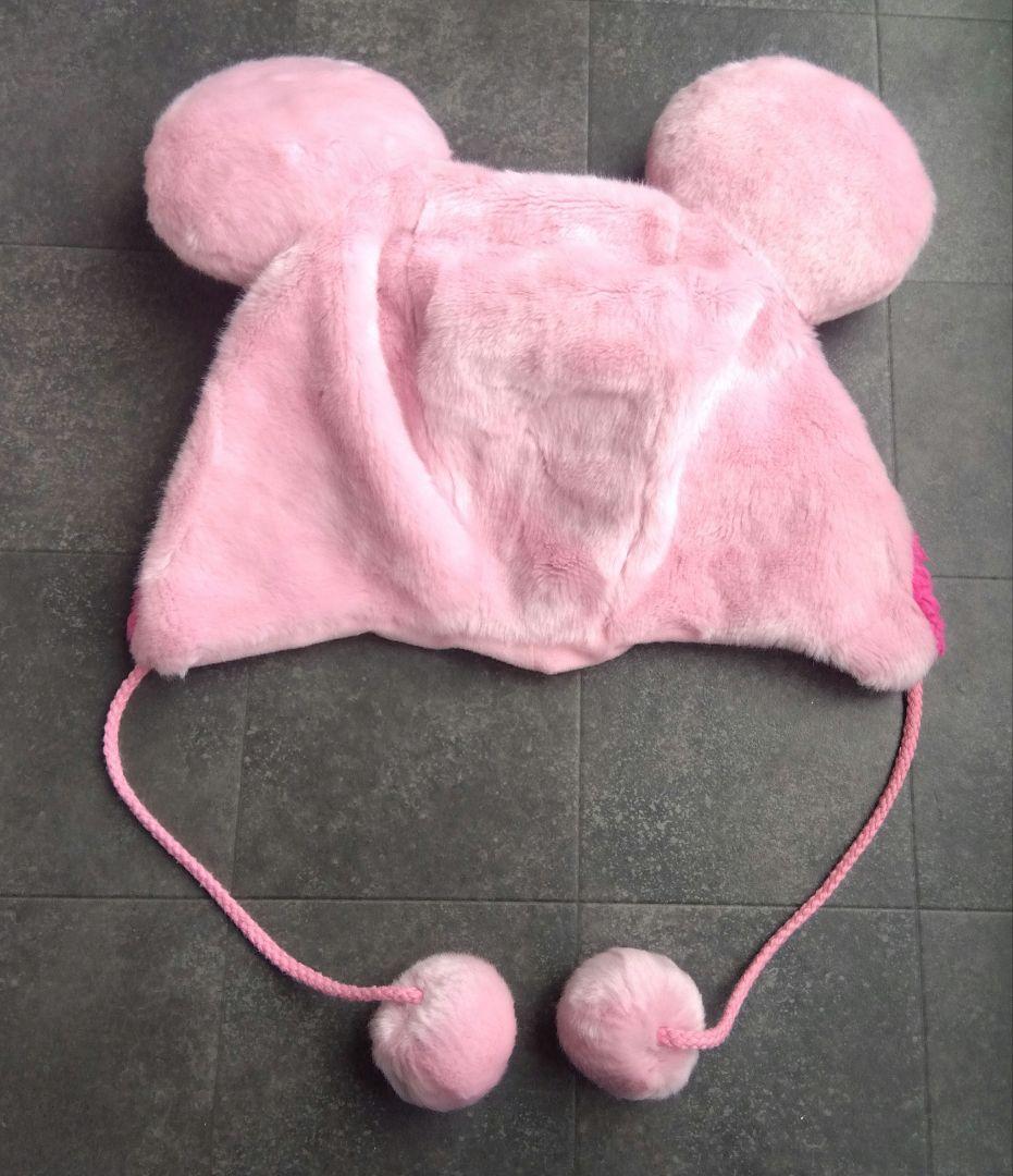 ディズニー ファンキャップ　ミニーちゃん ピンク