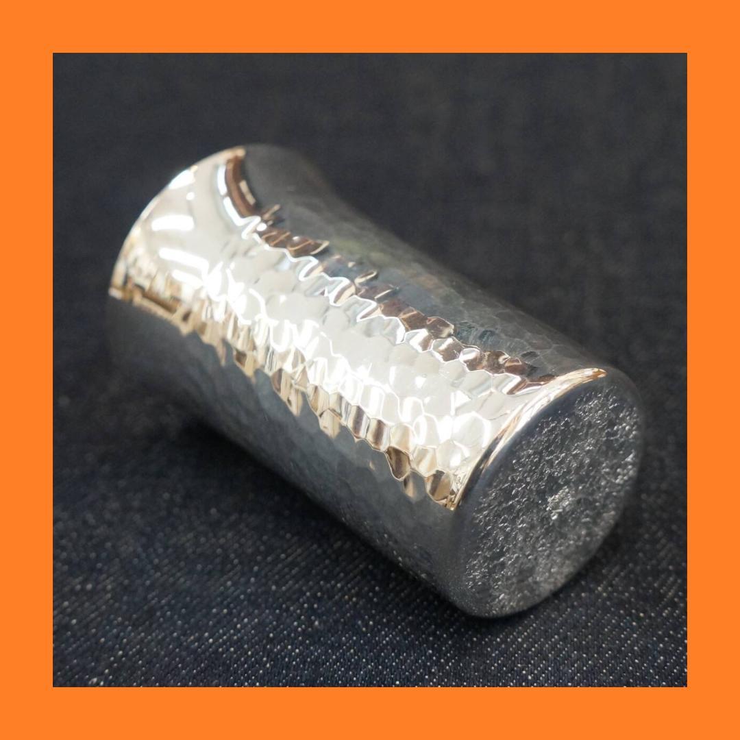 人間国宝 奥山峰石 純銀 ショットカップ 銀製 グラス silver 杯