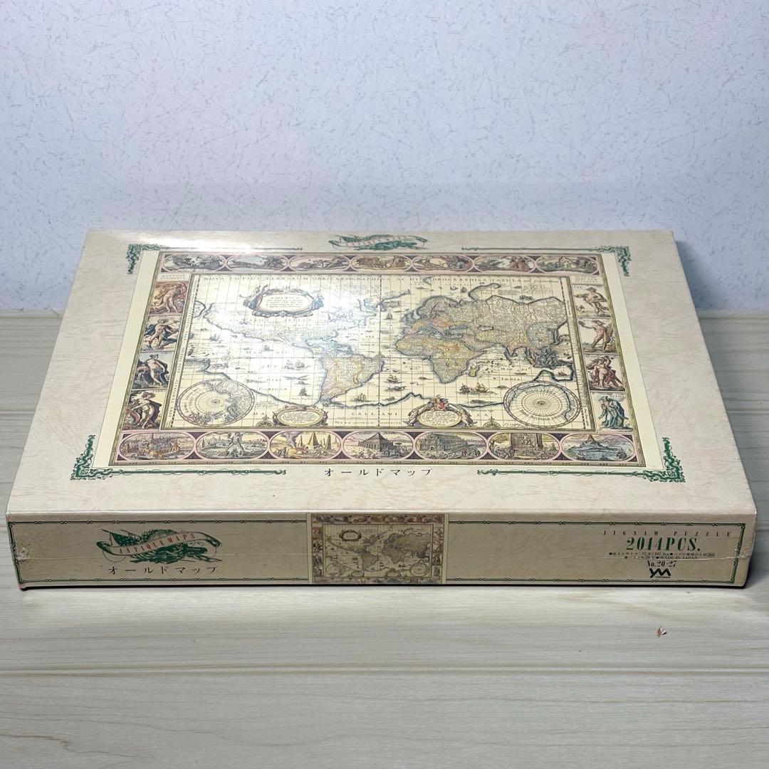【未開封・未使用品】オールドマップ 世界地図 ジグソーパズル 2014ピース