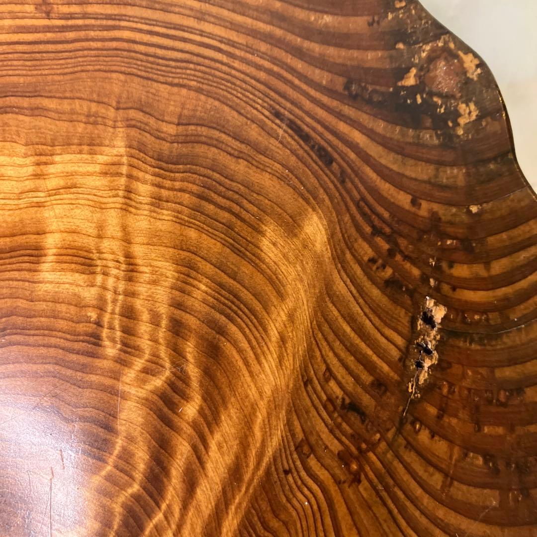 屋久杉台座　屋久杉飾り台　屋久杉工芸品　置台　屋久杉希少置き台　世界遺産