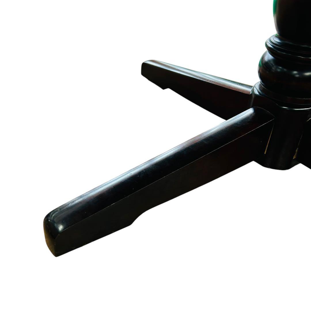 【超希少】【送料無料】北海道民芸家具 特大円形ダイニングテーブル 6人がけ 円卓