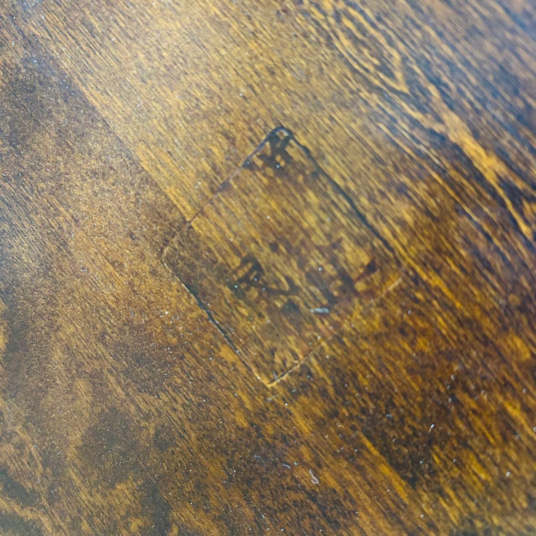 【超希少】【送料無料】北海道民芸家具 特大円形ダイニングテーブル 6人がけ 円卓