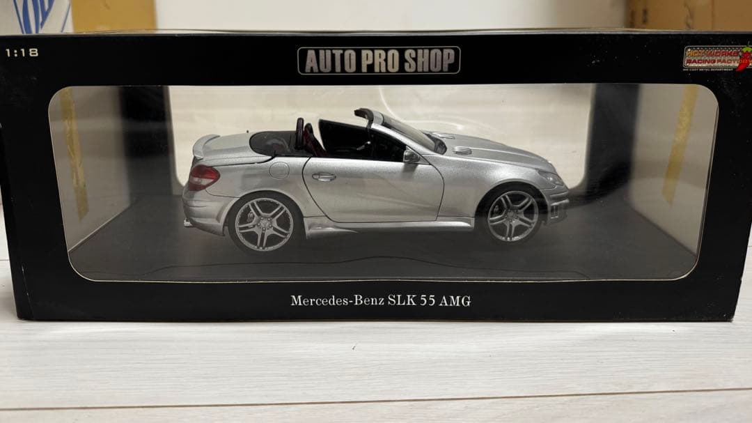 ホットワークス 1/18 メルセデスベンツSLK R171 2点セット 現状品