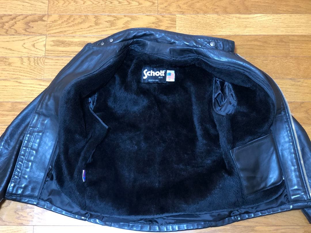 【期間限定価格】最新モデル Schott 641 シングルライダース/36インチ