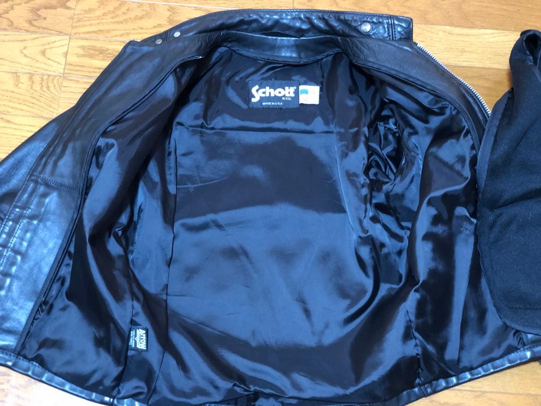 【期間限定価格】最新モデル Schott 641 シングルライダース/36インチ