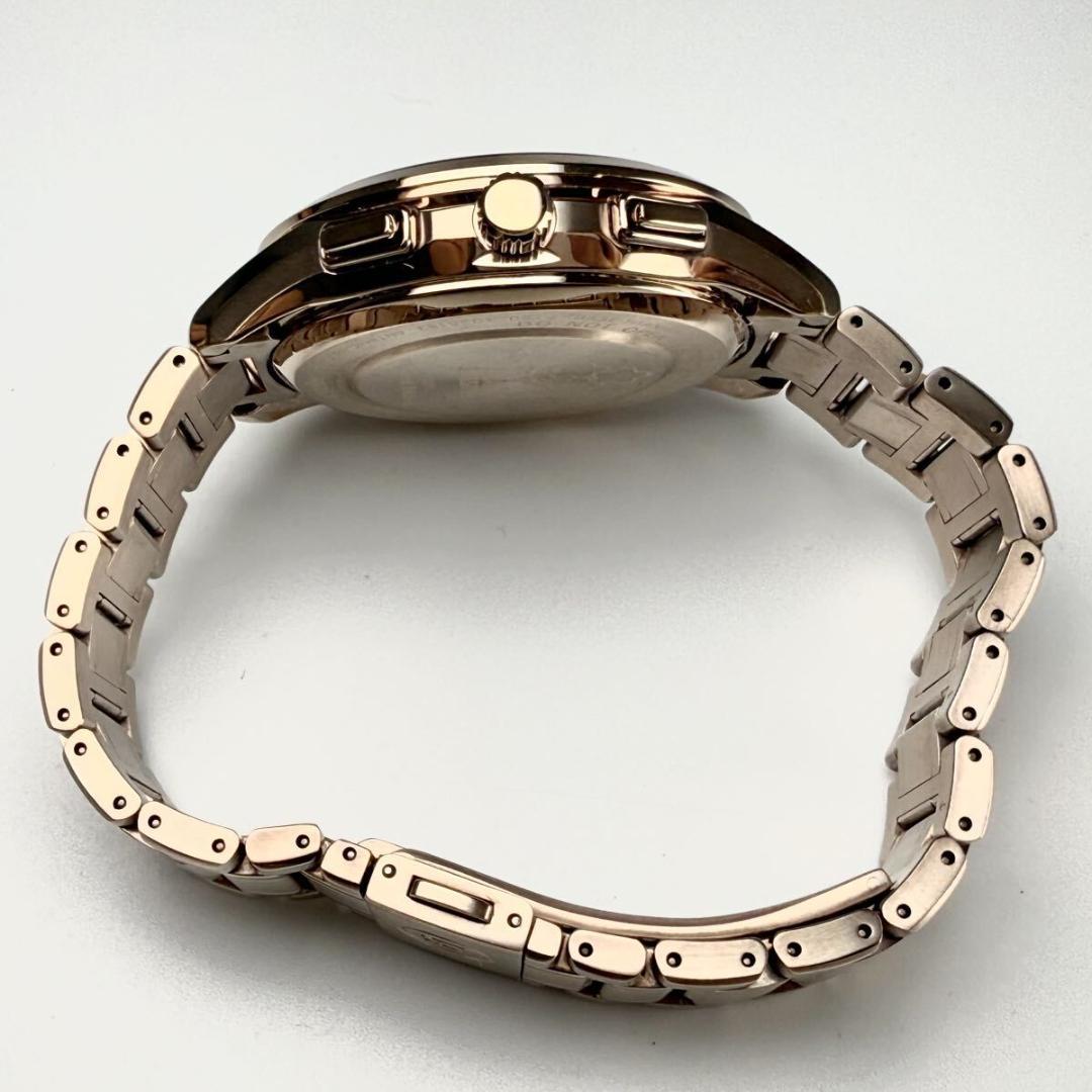 極美品【稼働】シチズン エクシード 腕時計 サテライトウェーブ チタン ラグビー