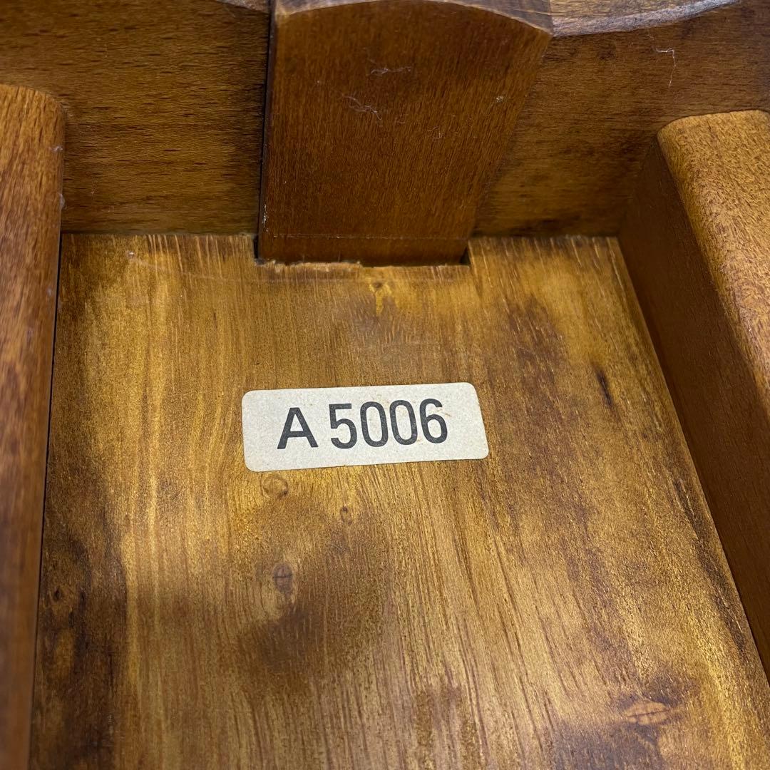 カリモク サイドテーブル マガジンラック 電話台 籐ラタン ビンテージ オールド