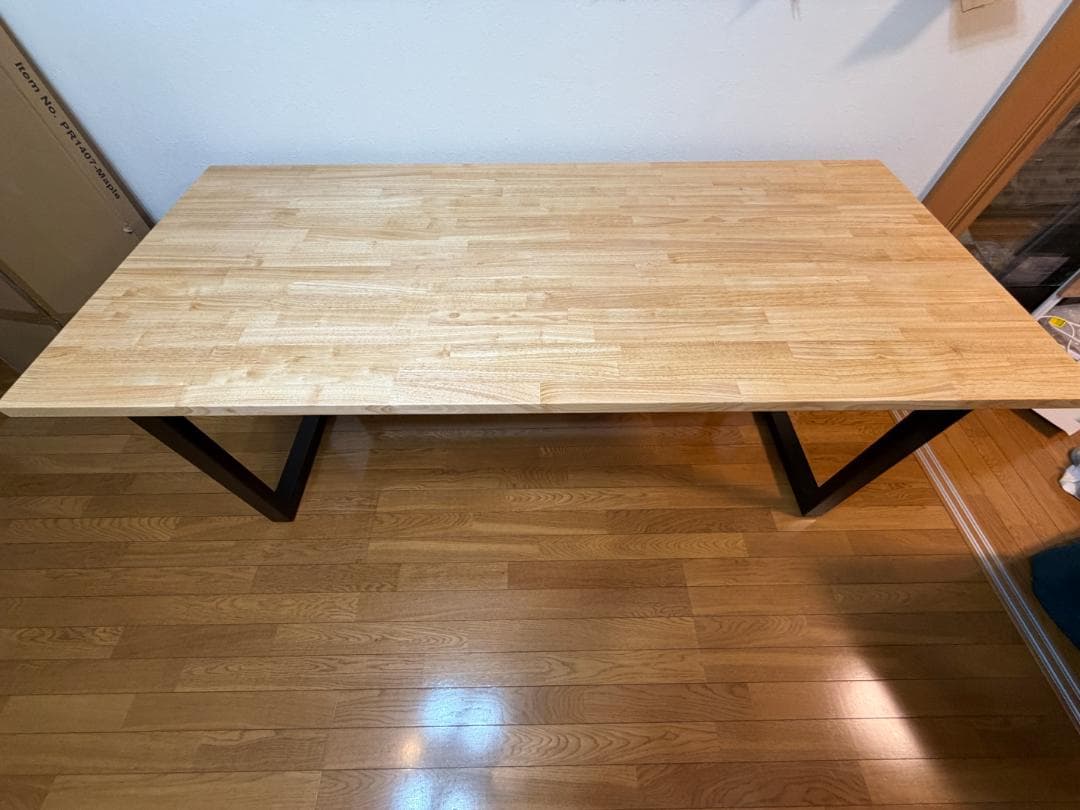 KANADEMONO THE TABLE ラバーウッド ナチュラル スクエア