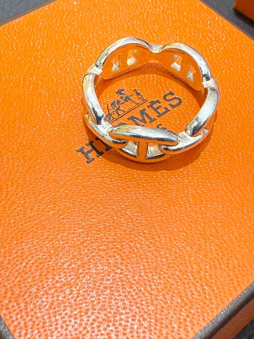 12月末まで限定❗️エルメス シェーヌダンクルリング アンシェネリング　54