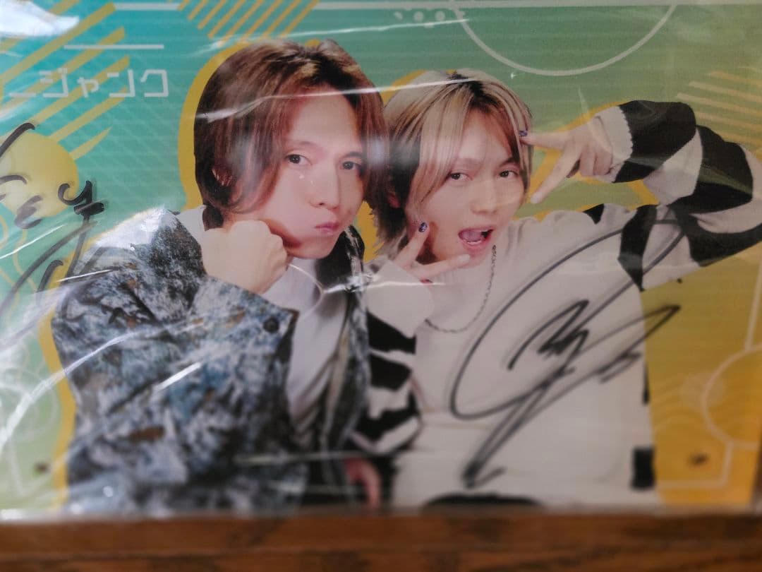 ノージャンク　ラッフル　サイン入りアクリルパネル