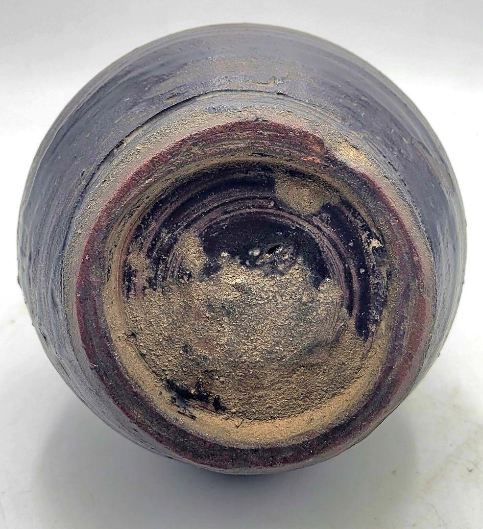 茶道具　耳付き壺　花入れ　九州の焼物？　江戸時代　骨董品、美術品