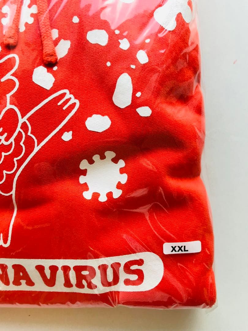 打首獄門同好会　パーカー　新型コロナウイルスが憎い　パーカー　XXLサイズ